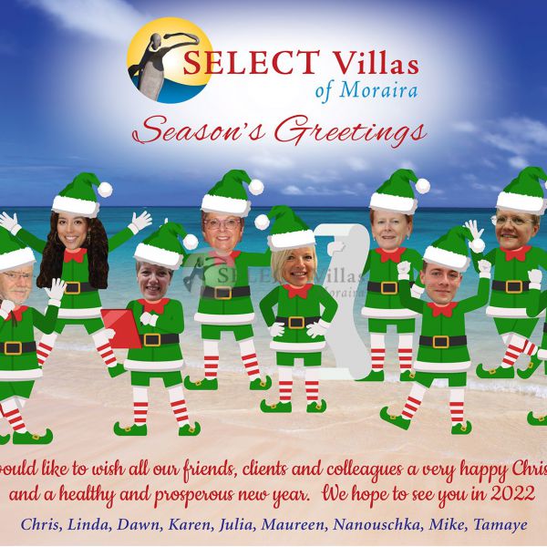 El equipo de Select Villas os desea una Feliz Navidad y un próspero año nuevo 2022
