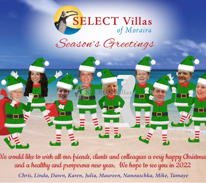 El equipo de Select Villas os desea una Feliz Navidad y un próspero año nuevo 2022