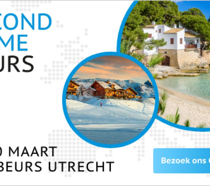 SELECT VILLAS te acerca la propiedad de tus sueños en la feria Second Home Expo 2022, celebrada del 18 al 20 marzo en Utrecht, Países Bajos
