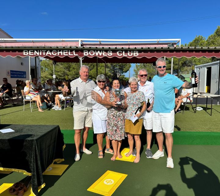 Select Villas patrocina la Competición de Maestros del Benitachell Bowls Club 2024